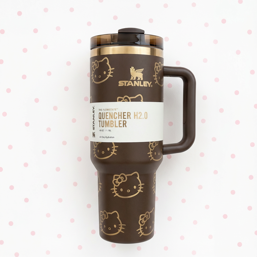 Gold Hello Kitty Stanley