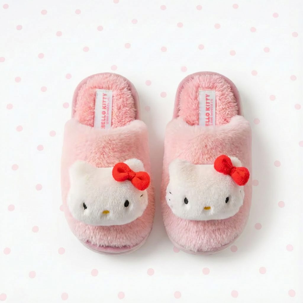 Hello Kitty Pink Slippers